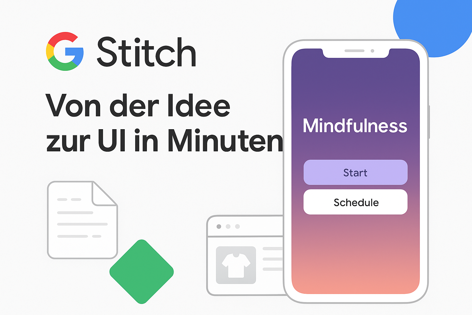 Google Stitch – Von der Idee zur UI