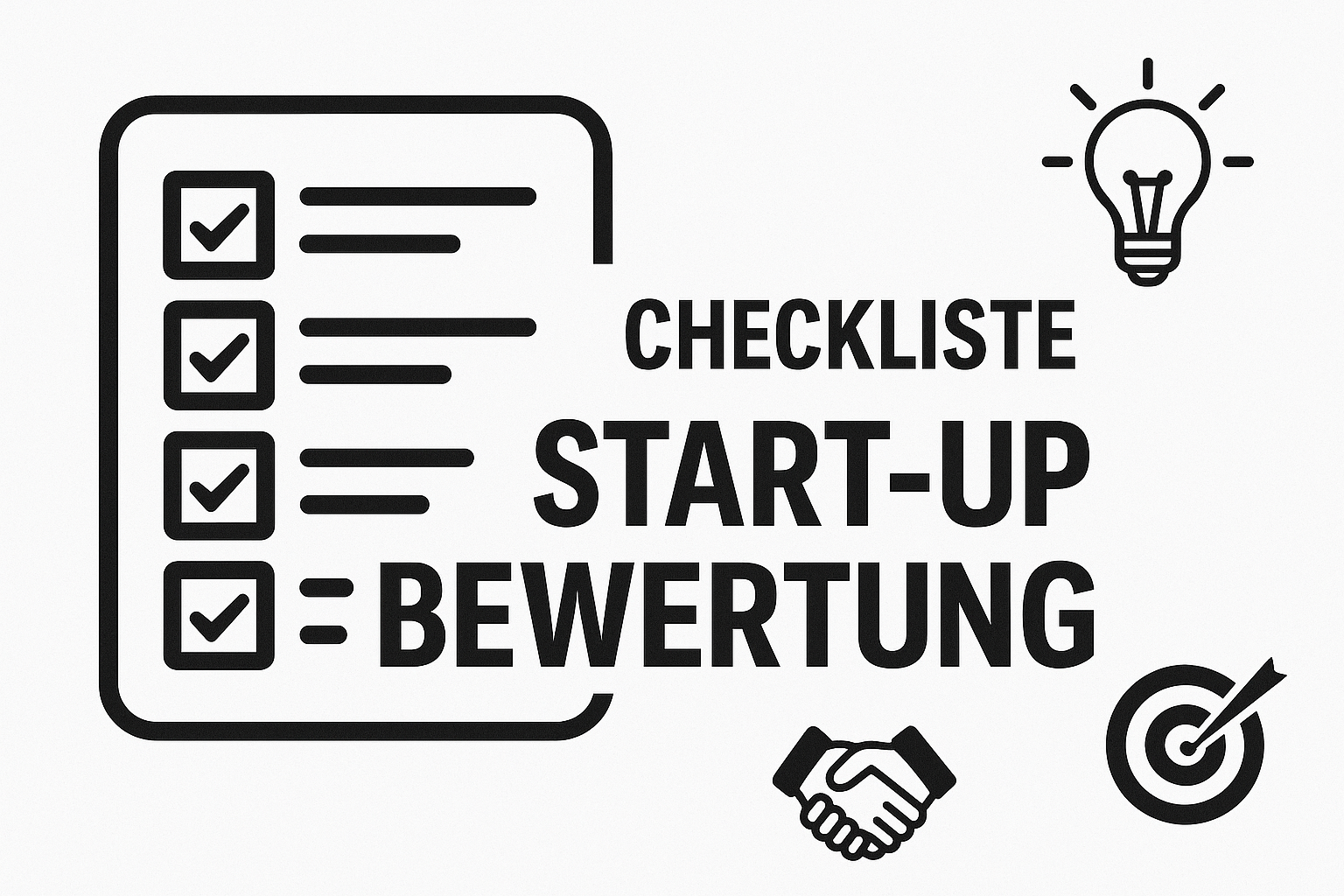 Checkliste zur Bewertung von Start-ups